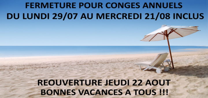 Congés 2019